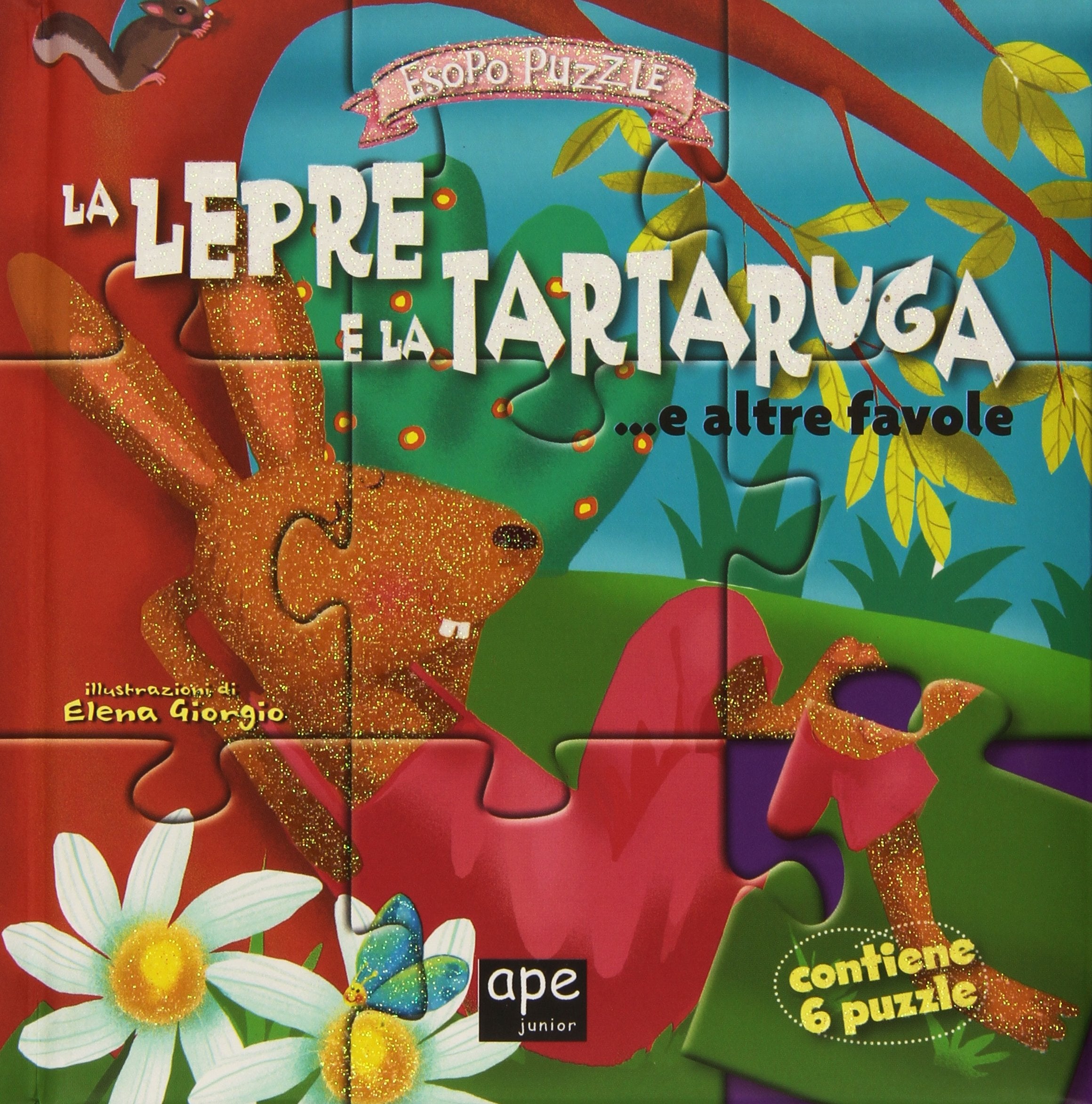 La lepre e la tartaruga... e altre favolc. Libro puzzle. Ediz. illustrata book