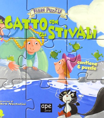 Il gatto con gli stivali. Fiabe puzzle. Libro puzzle. Ediz. illustrata book