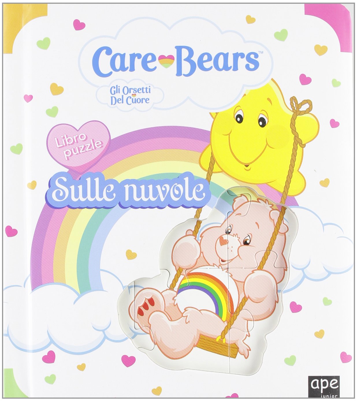 Sulle nuvole. Care Bears. Gli orsetti del cuore. Libro puzzle. Ediz. illustrata book