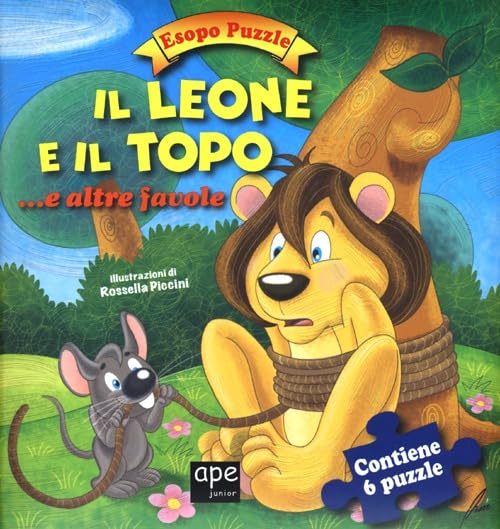 Il leone e il topo.. e altre favole. Esopo puzzle. Ediz. illustrata. Con 6 puzzle book