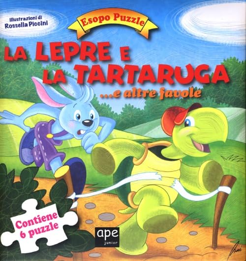 La lepre e la tartaruga.. e altre favole. Ediz. illustrata. Con 6 puzzle (Esopo puzzle) Tiptoi & Games