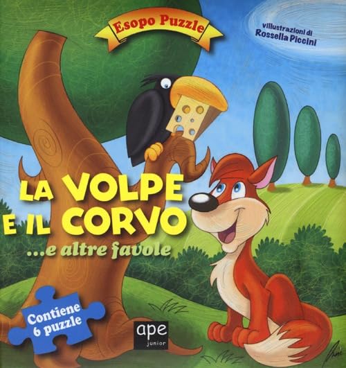 La volpe e il corvo... e altre favole. Ediz. illustrata. Con 6 puzzle book