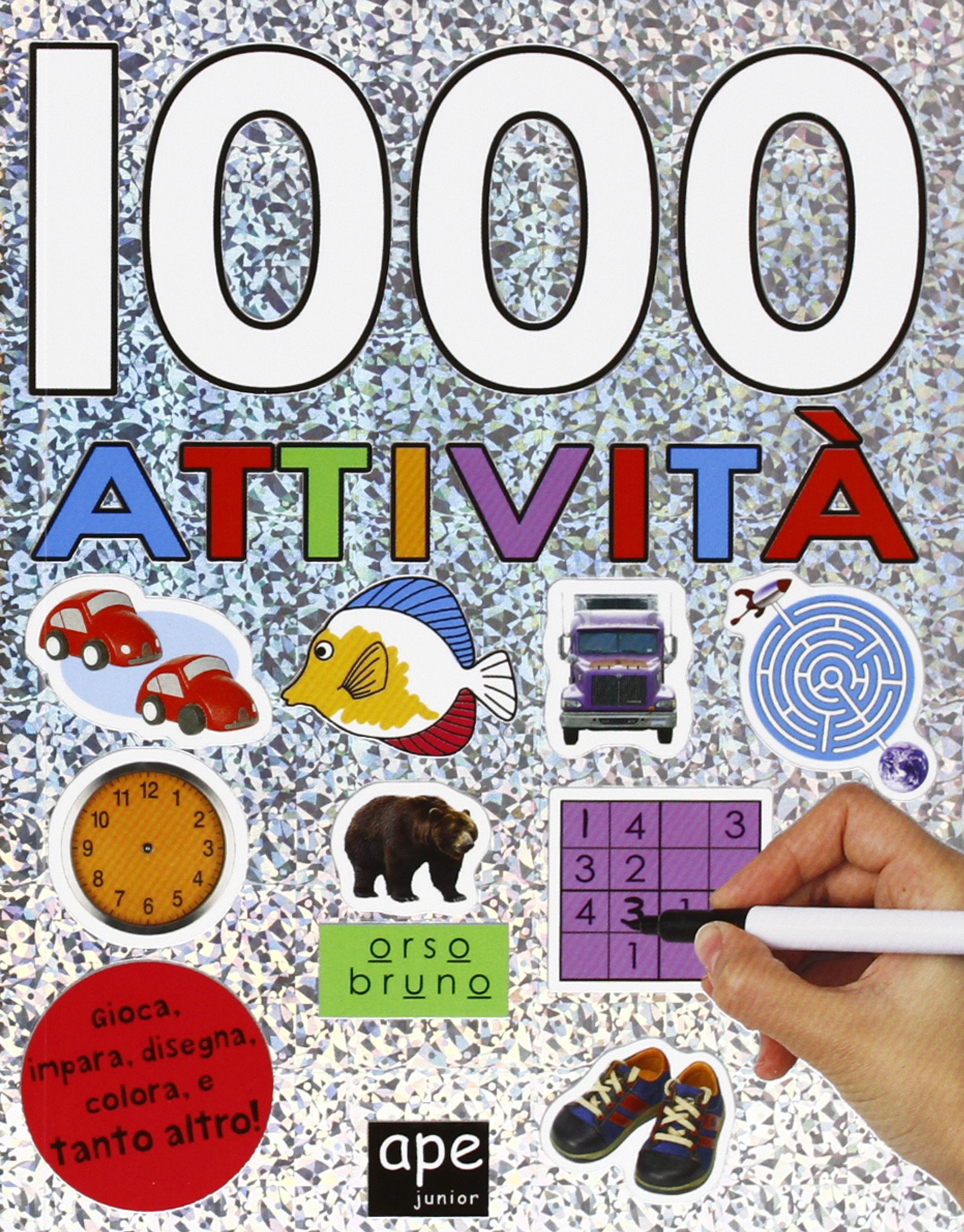 1000 attività. Con adesivi. Ediz. illustrata book
