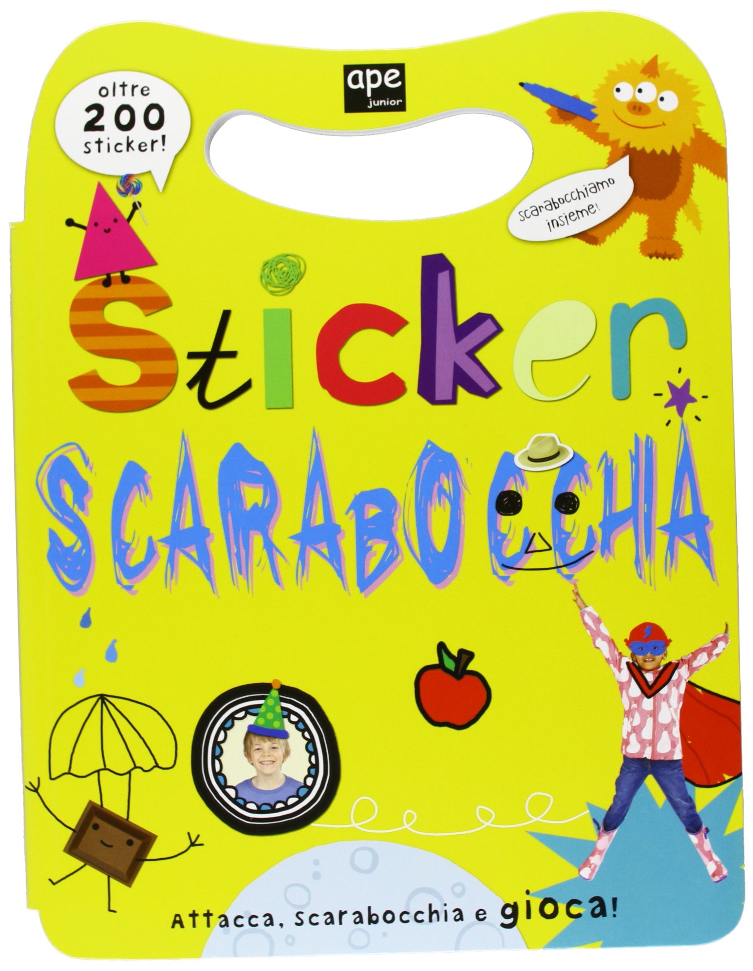 Sticker scarabocchia. Con adesivi. Ediz. illustrata book