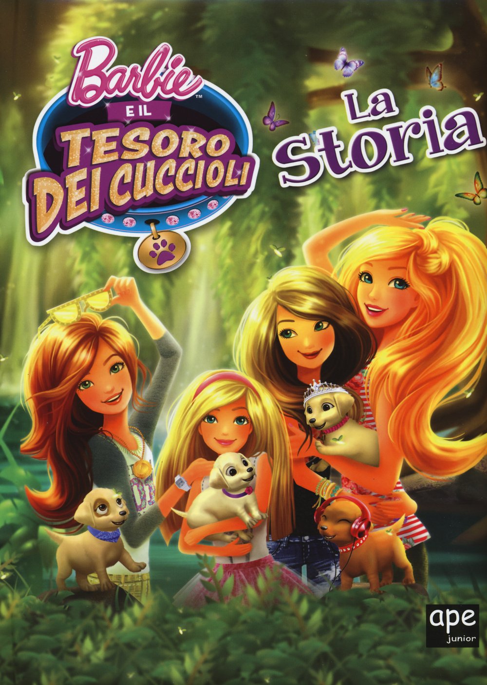 Barbie e il tesoro dei cuccioli. La storia book