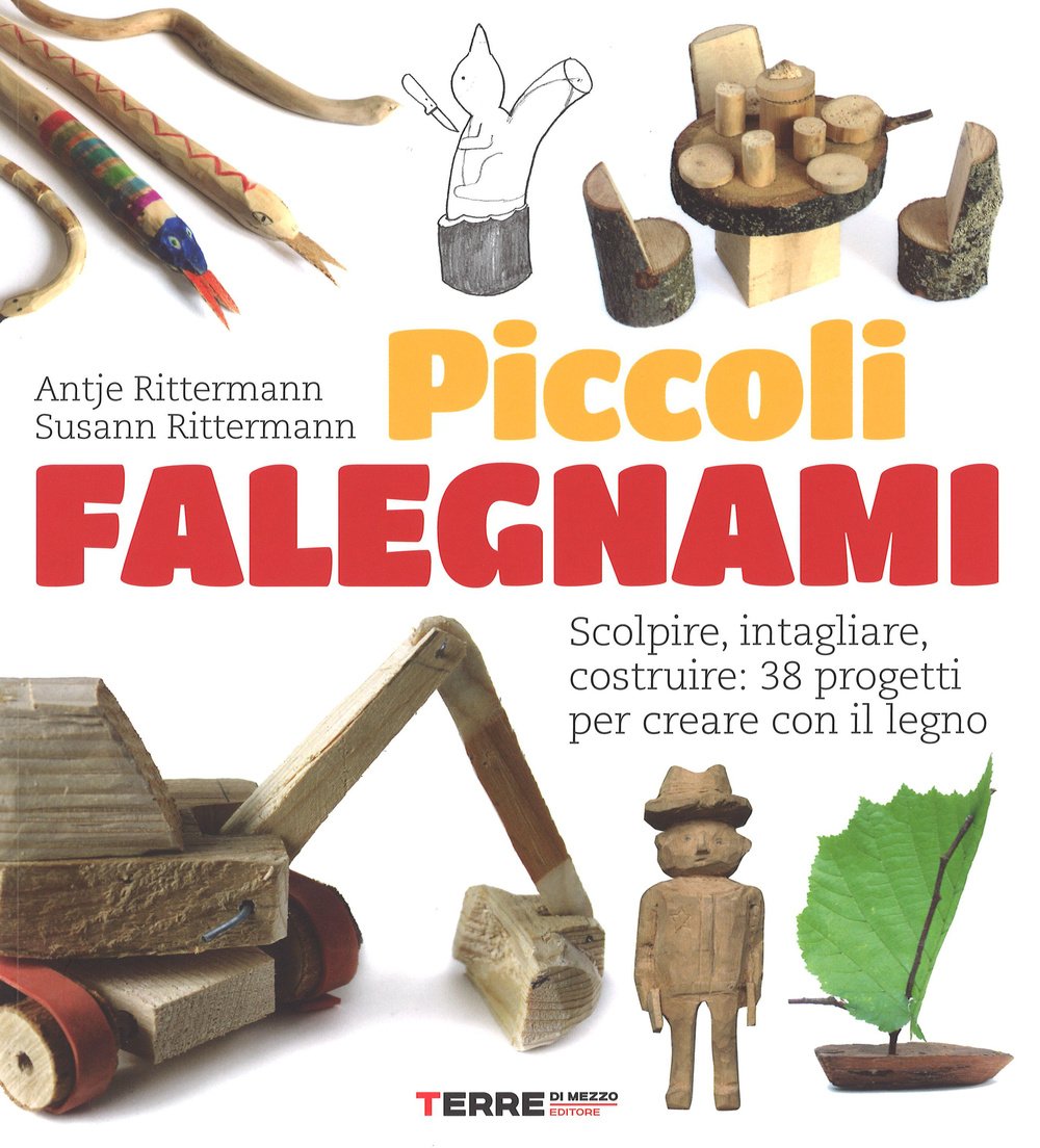 Piccoli falegnami. Scolpire, intagliare, costruire: 38 progetti per creare con il legno book