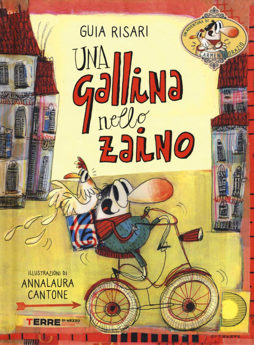 Una gallina nello zaino book