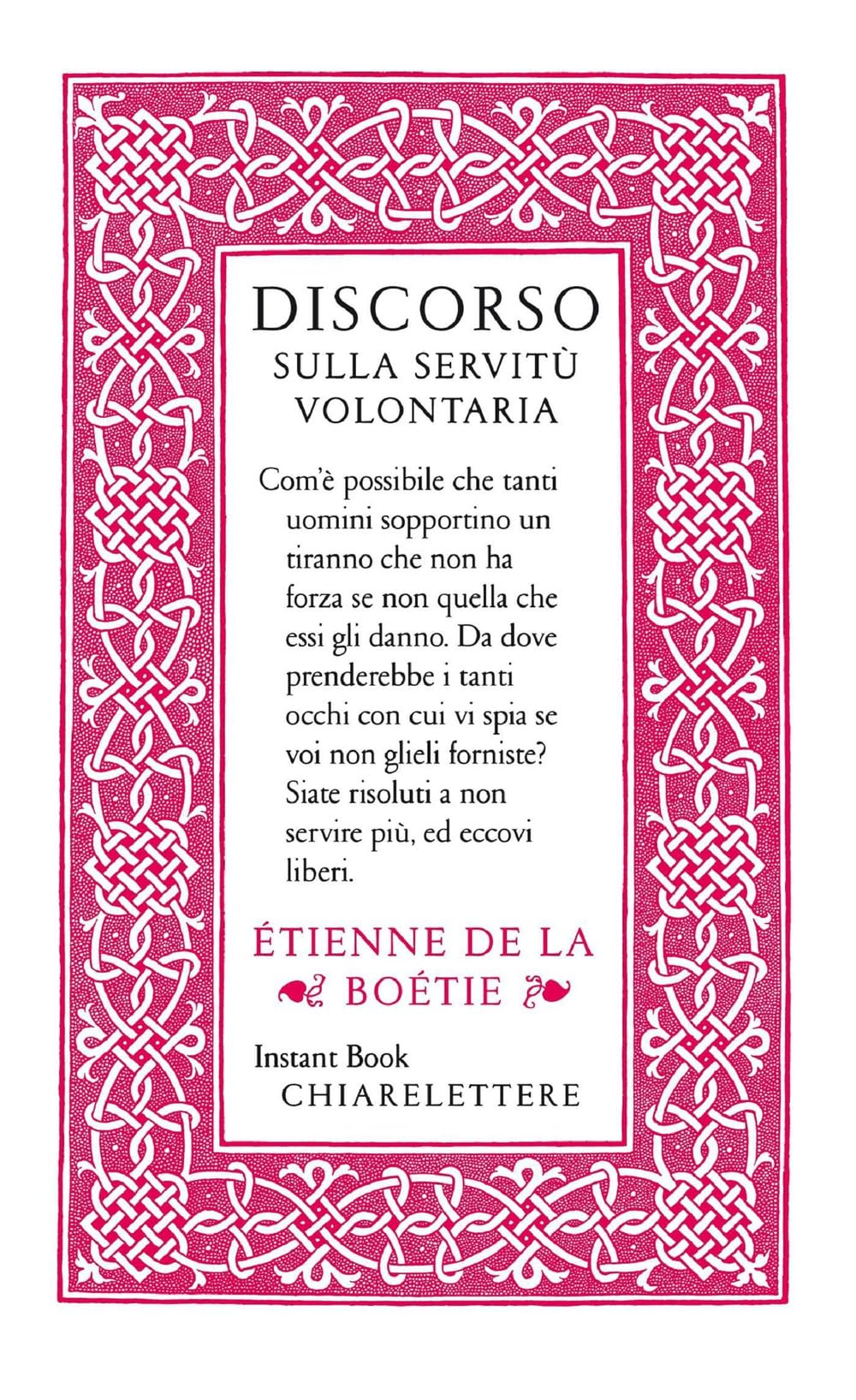 Discorso sulla servitù volontaria (Instant book) Philosophy