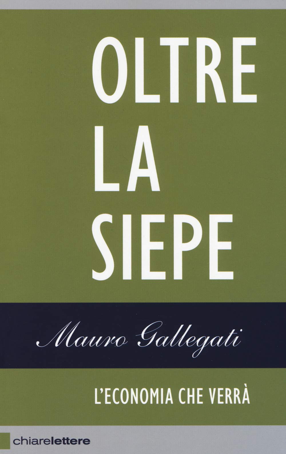 Oltre la siepe. L'economia che verrà book