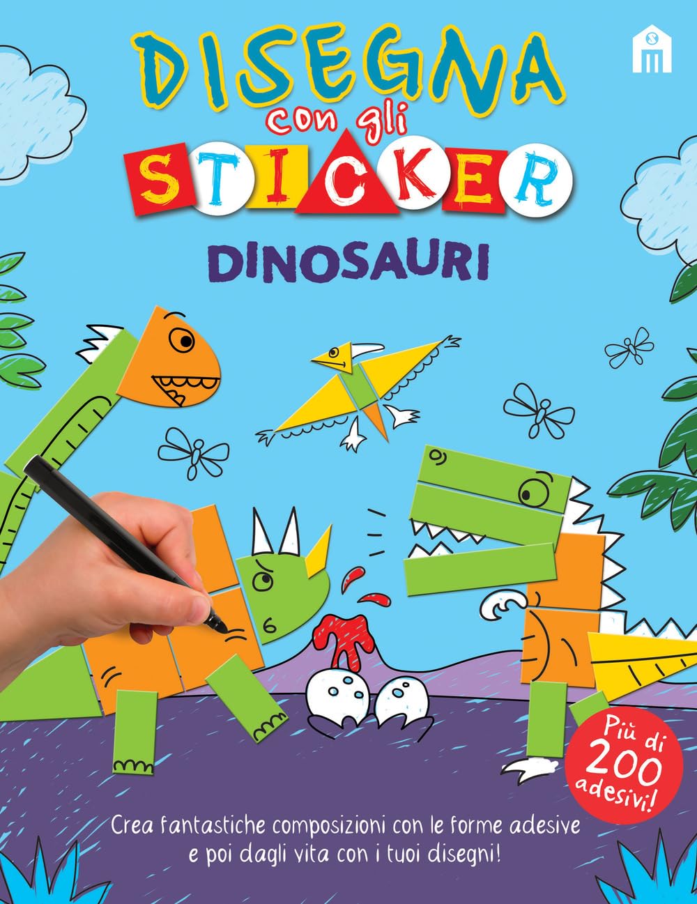 Disegna i tuoi dinosauri. Ediz. illustrata. Con gadget book