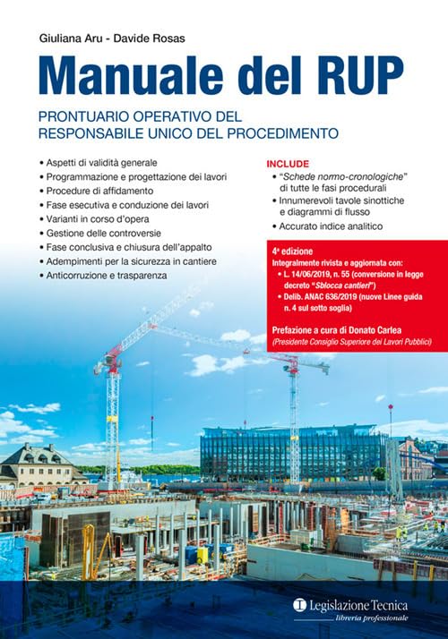 Manuale del RUP. Prontuario operativo del responsabile unico del procedimento book