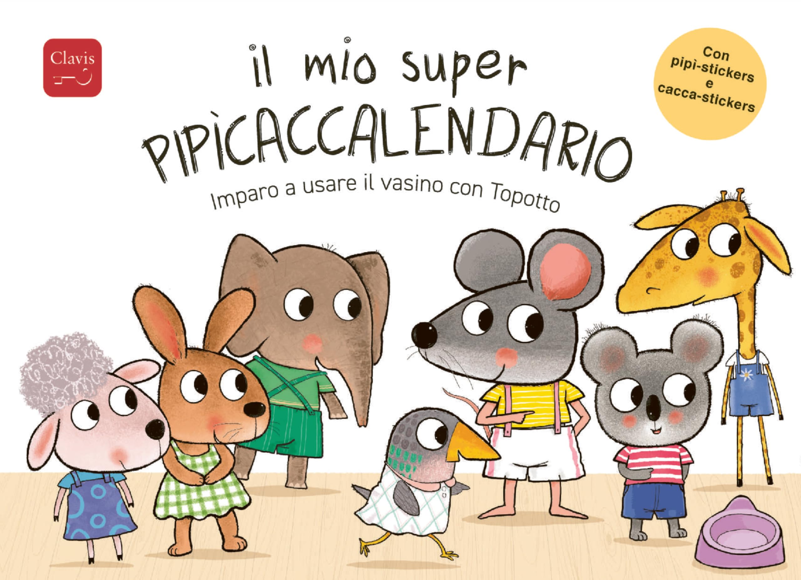 Il mio super pipìcaccalendario. Imparo a usare il vasino con Topotto. Con adesivi. Ediz. a colori (Album illustrati) Non-fiction