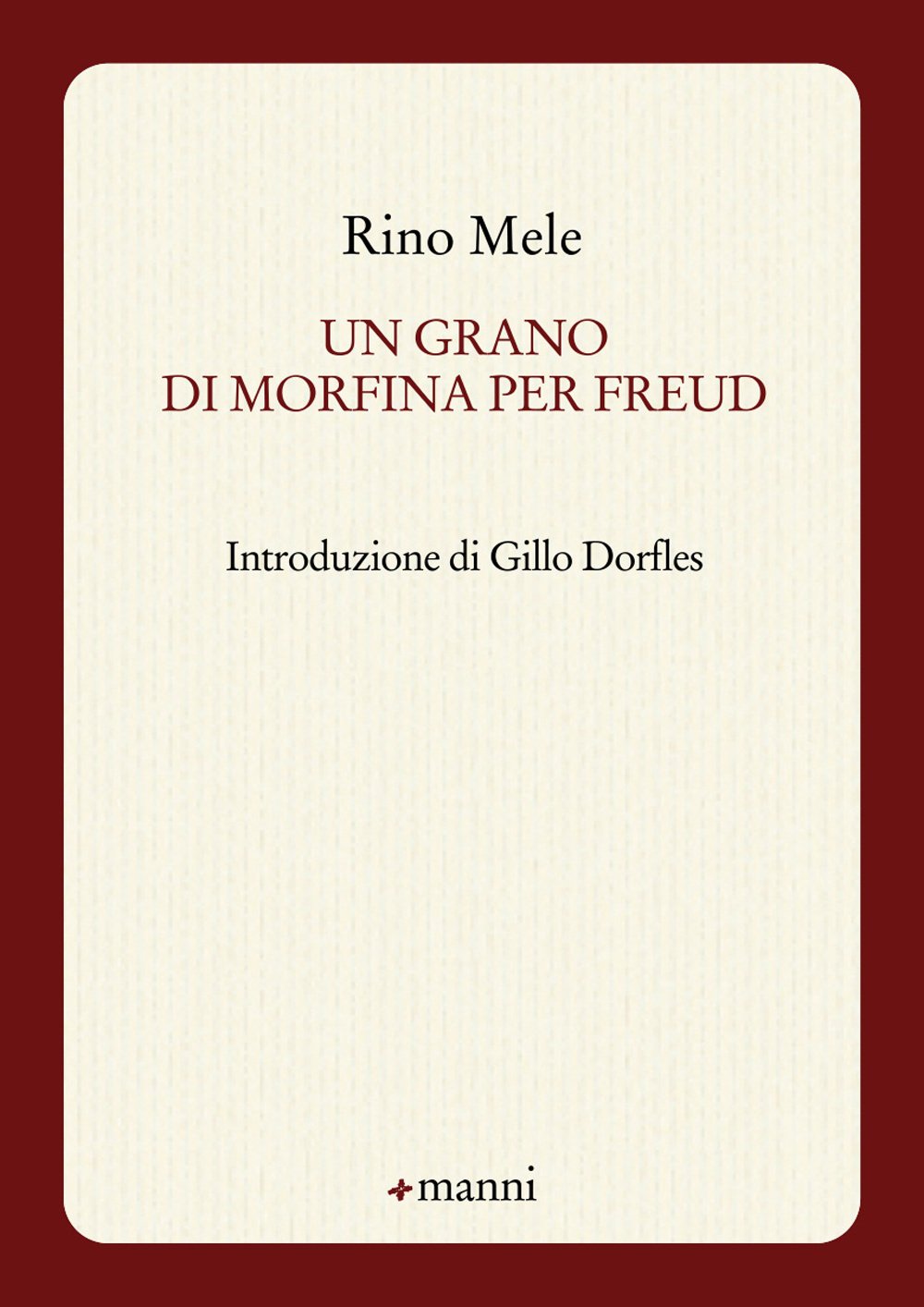 Un grano di morfina per Freud Poetry