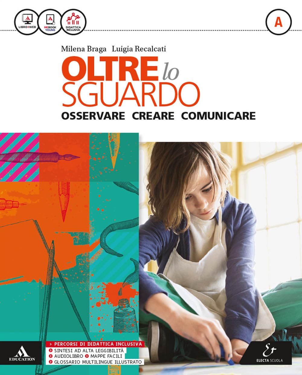 Oltre lo sguardo. Vol. A-B-Album Leggere l'opera d'arte. Per la Scuola media. Con e-book. Con espansione online Study Guides