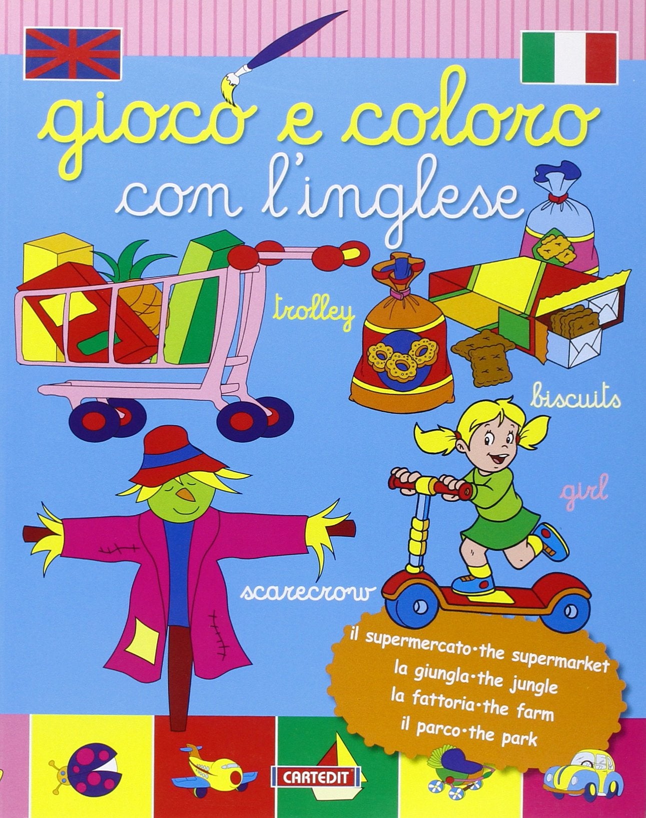 Supermercato, giungla, fattoria, parco (Vol. 3) (Gioco e coloro con l'inglese) Non-fiction