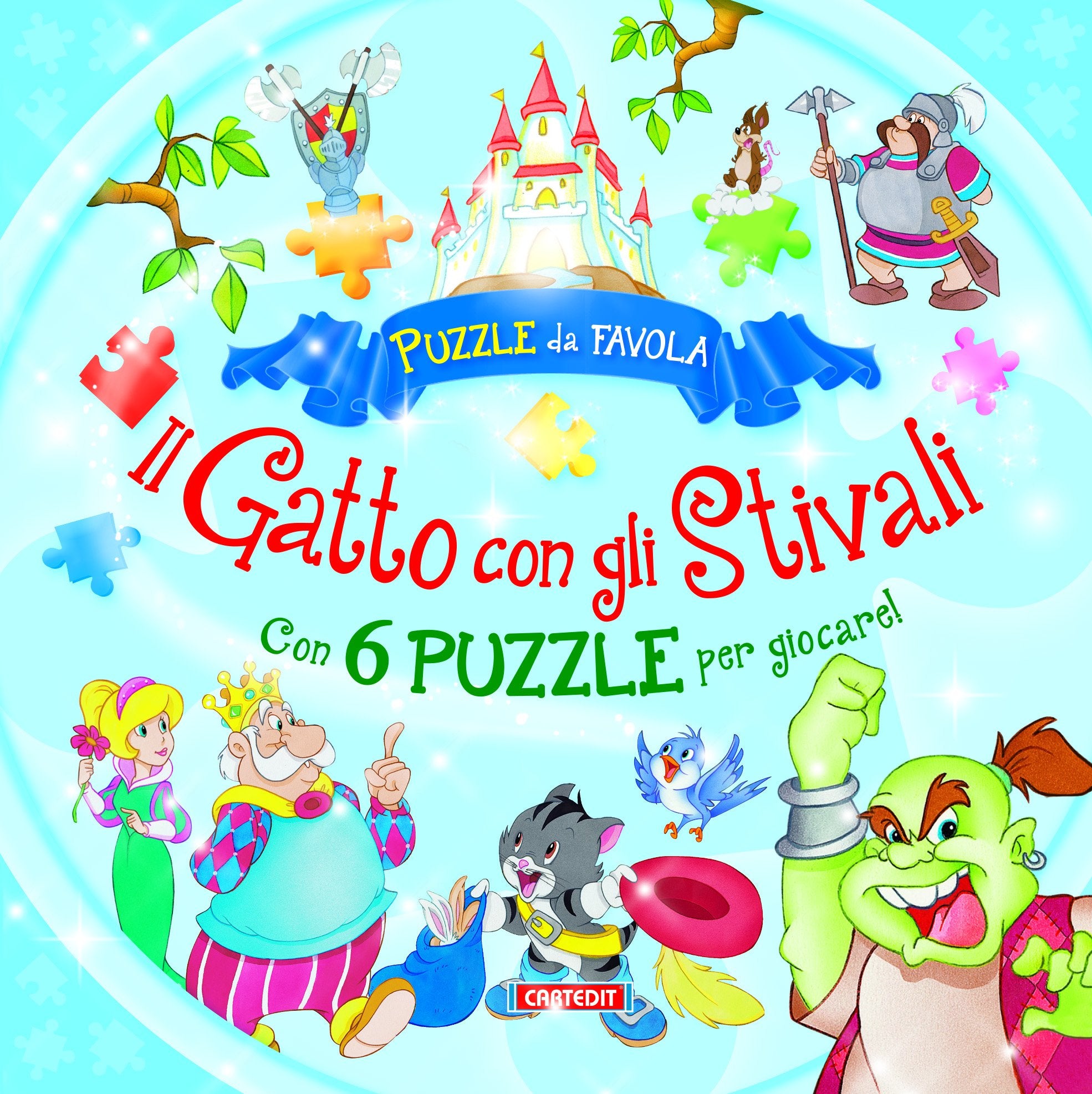 Il gatto con gli stivali (Puzzle da favola) Tiptoi & Games