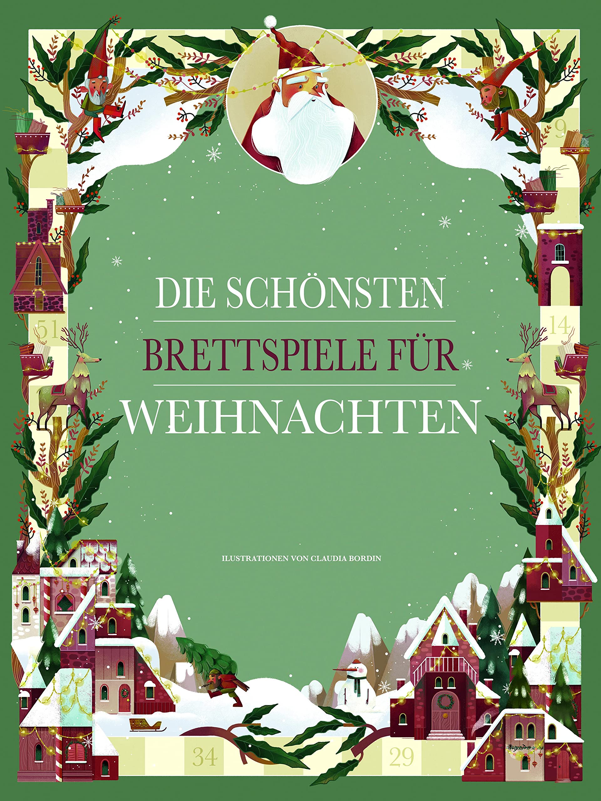 Die schönsten Brettspiele für Weihnachten: 8 zauberhafte Brettspiele mit Spielfiguren, Spielsteinen und Würfel Tiptoi & Games