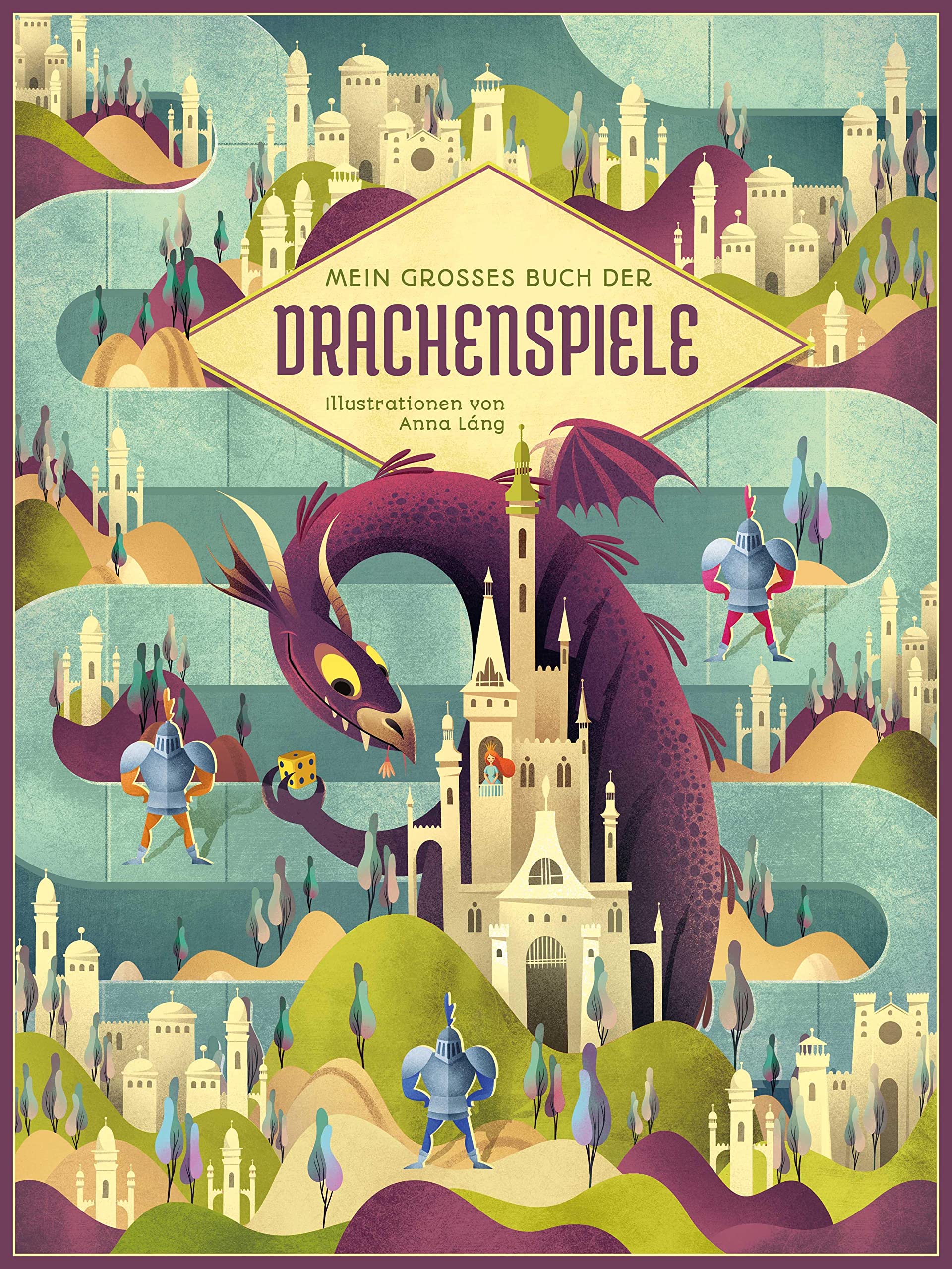 Mein großes Buch der Drachenspiele. Spielebuch mit acht zauberhaften Brettspielen, Spielfiguren, Spielsteinen und Würfel Non-fiction