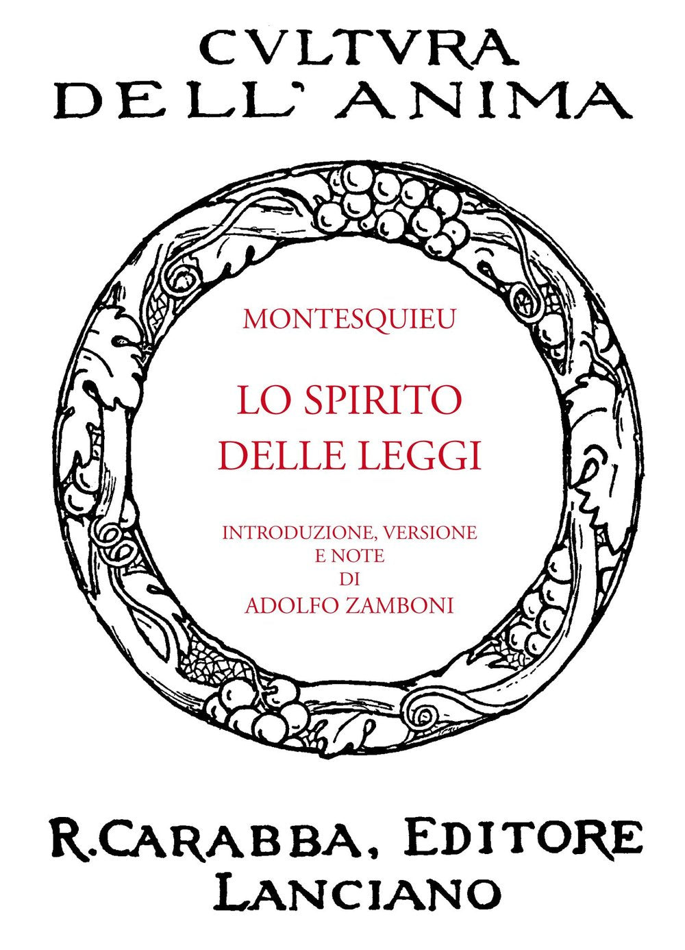 Lo spirito delle leggi book