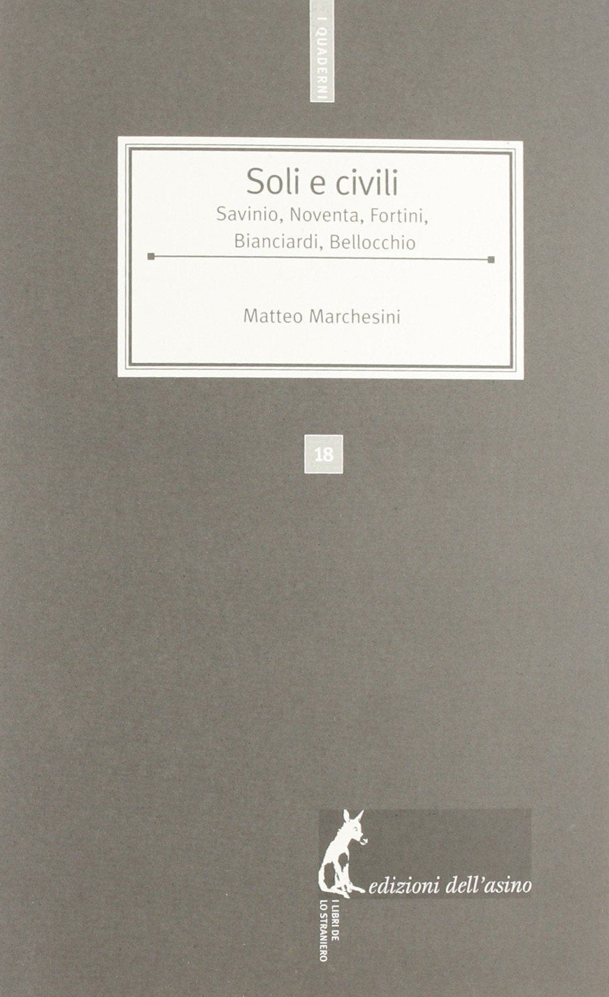 Soli e civili. Savinio, Noventa, Fortini, Bianciardi e Bellocchio book
