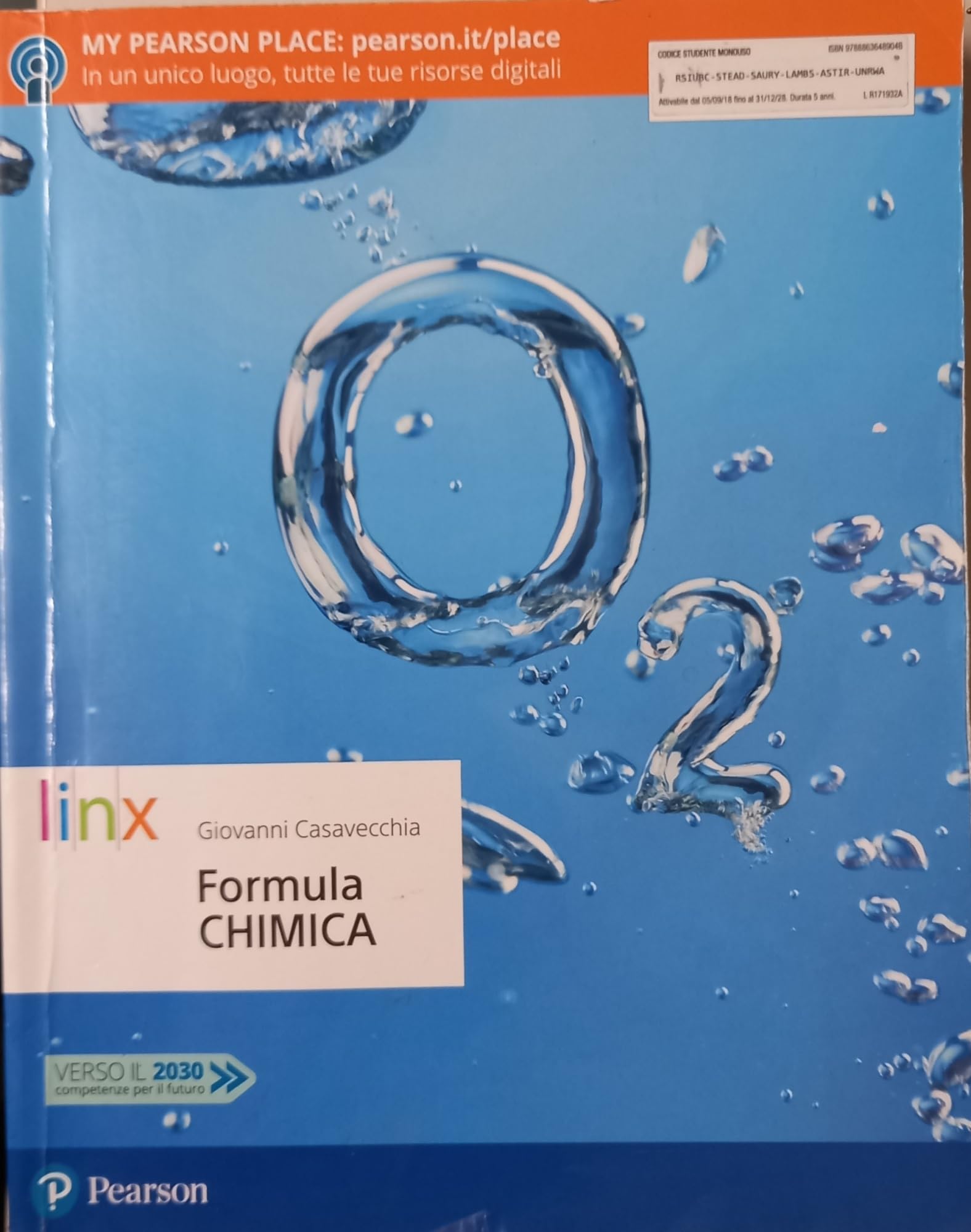 Formula chimica. Per il biennio delle Scuole superiori. Con app. Con e-book. Con espansione online Professional & Reference Books