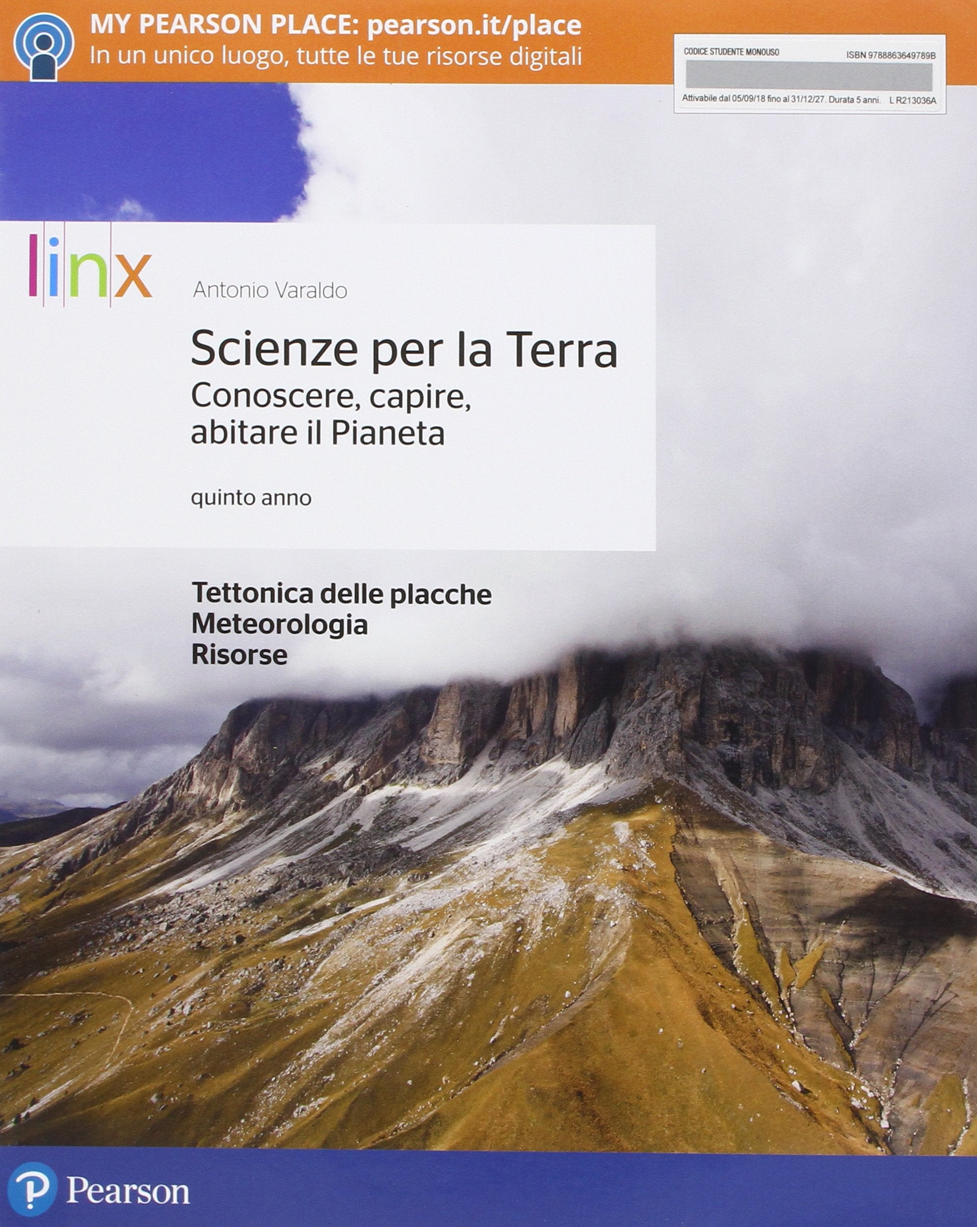 Scienze per la terra. Conoscere, capire, abitare il pianeta. Per le Scuole superiori. Con e-book. Con espansione online (Vol. 2) Study Guides