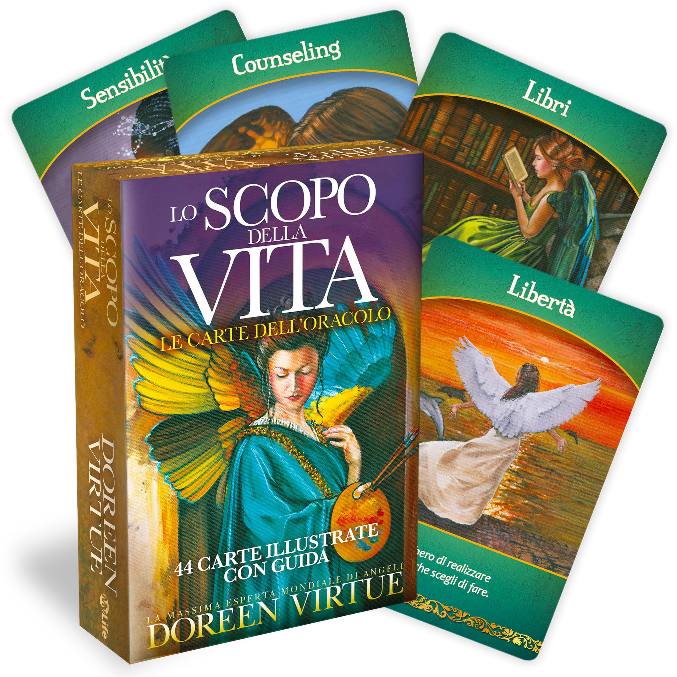 Lo scopo della vita. Le carte dell'oracolo. 44 Carte. Con libro book