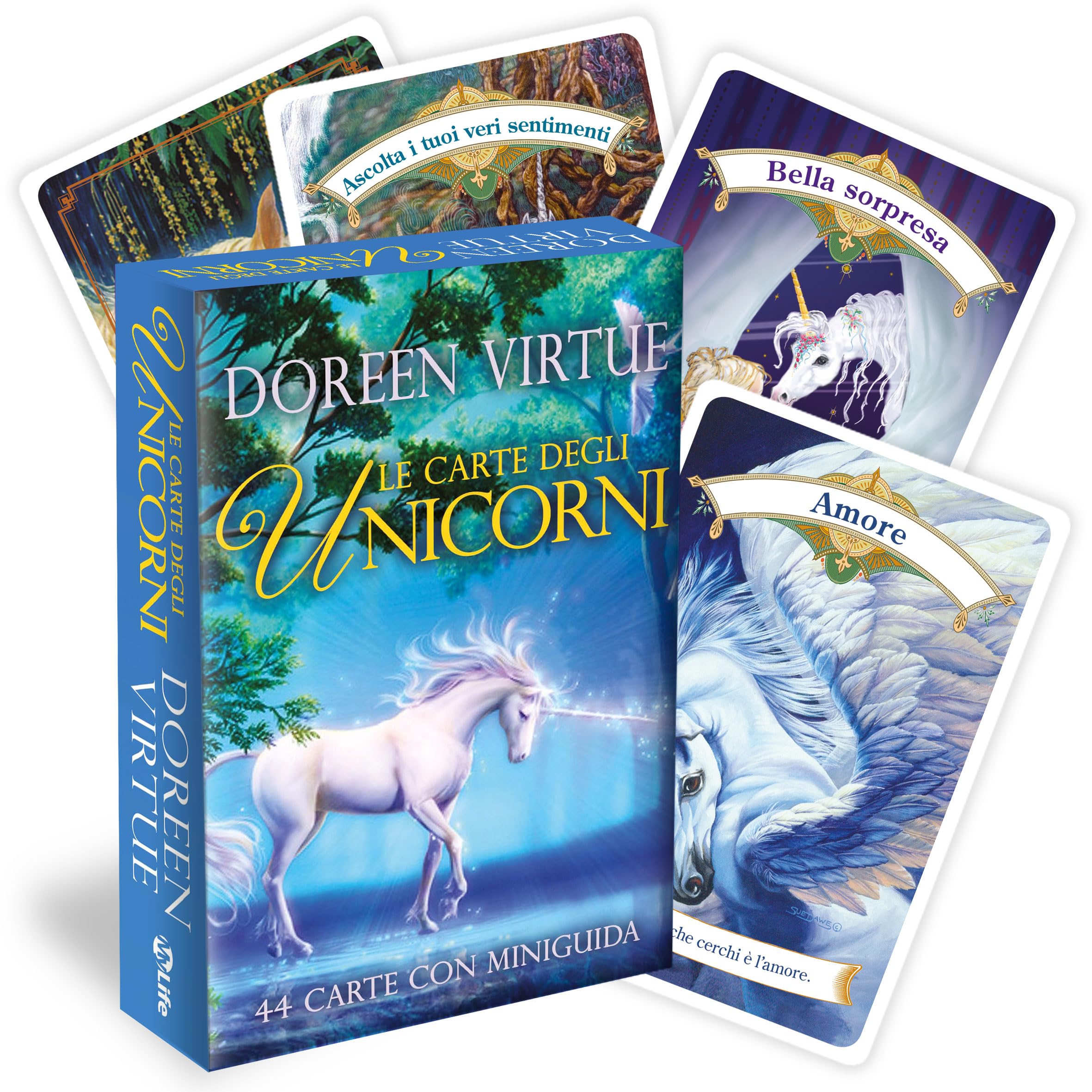 Le carte degli unicorni. 44 carte book