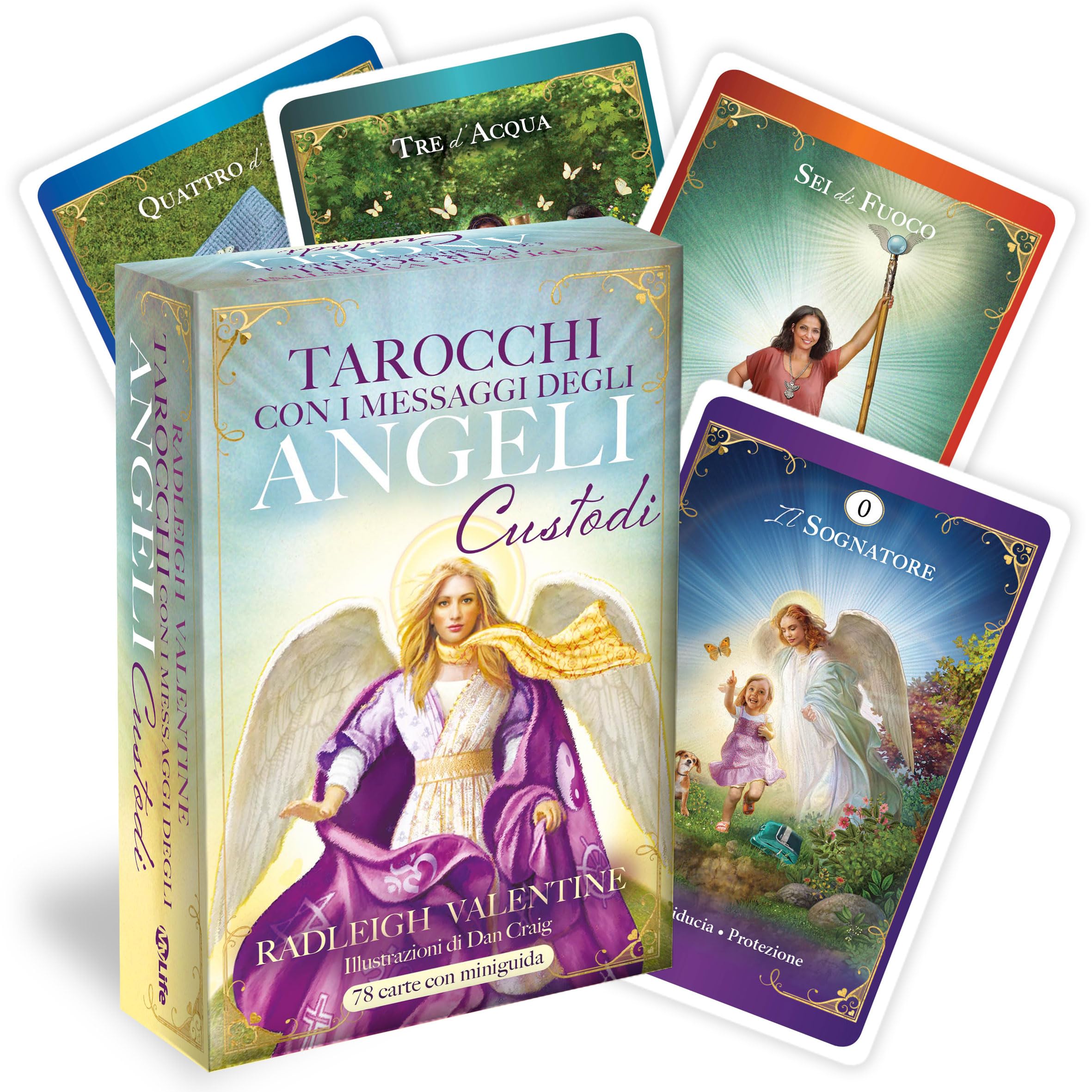 Tarocchi con i Messaggi degli Angeli Custodi. 78 carte. Con Libro Religion & Esotericism