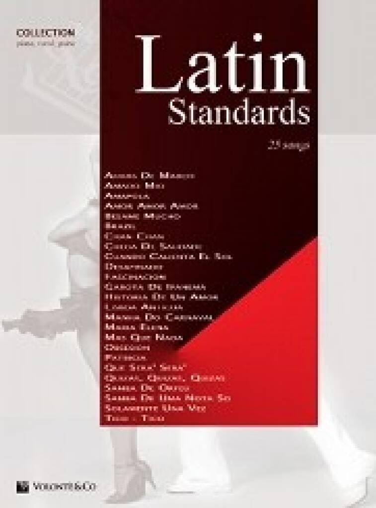 Latin Standards: 25 Songs. Klavier und Gesang. Songbook. (Musica-Repertorio) Sheet Music