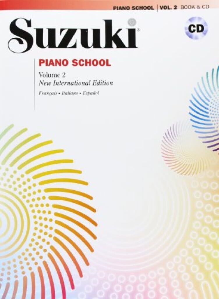Suzuki piano school - vol.2 + cd (french/spanish edition) piano+cd - new international edition Professional & Reference Books