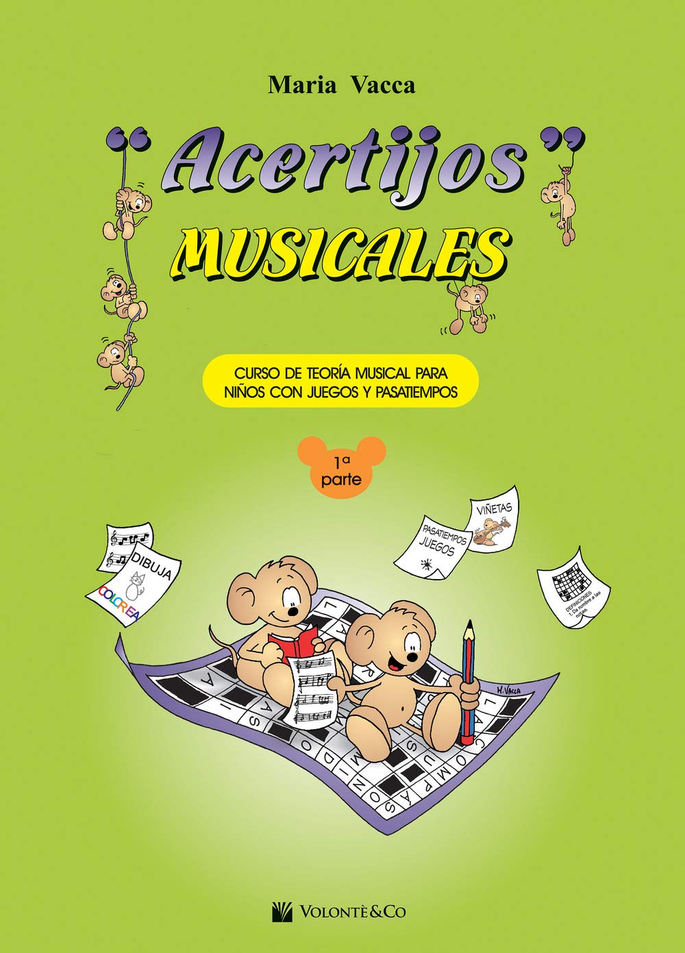 Acertijos musicales (spanish edition) piano book