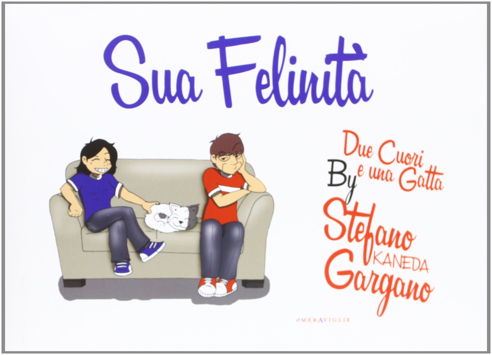 Sua felinità. Due cuori e una gatta Cartoons