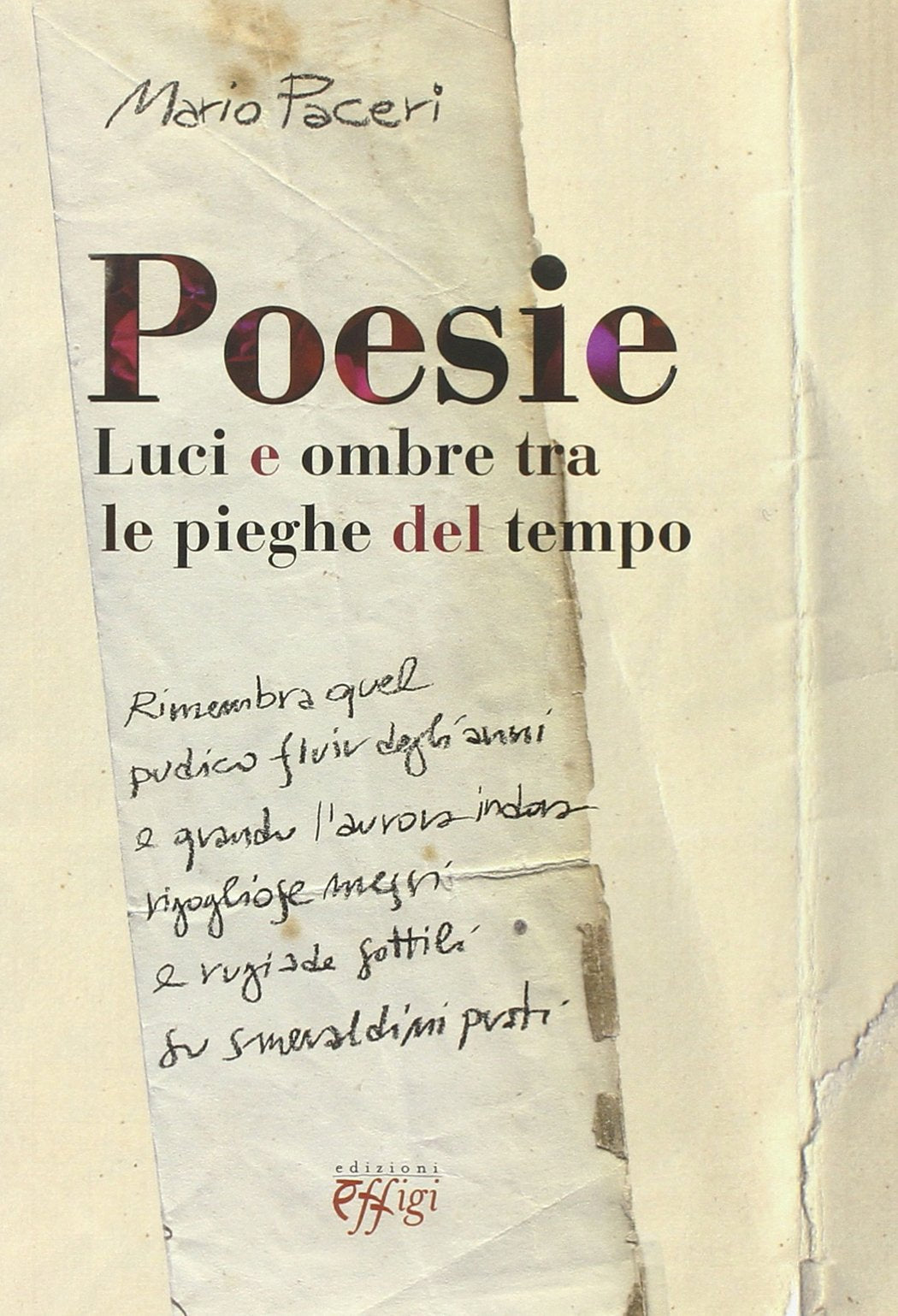Poesie luci e ombre una piega del tempo Poetry