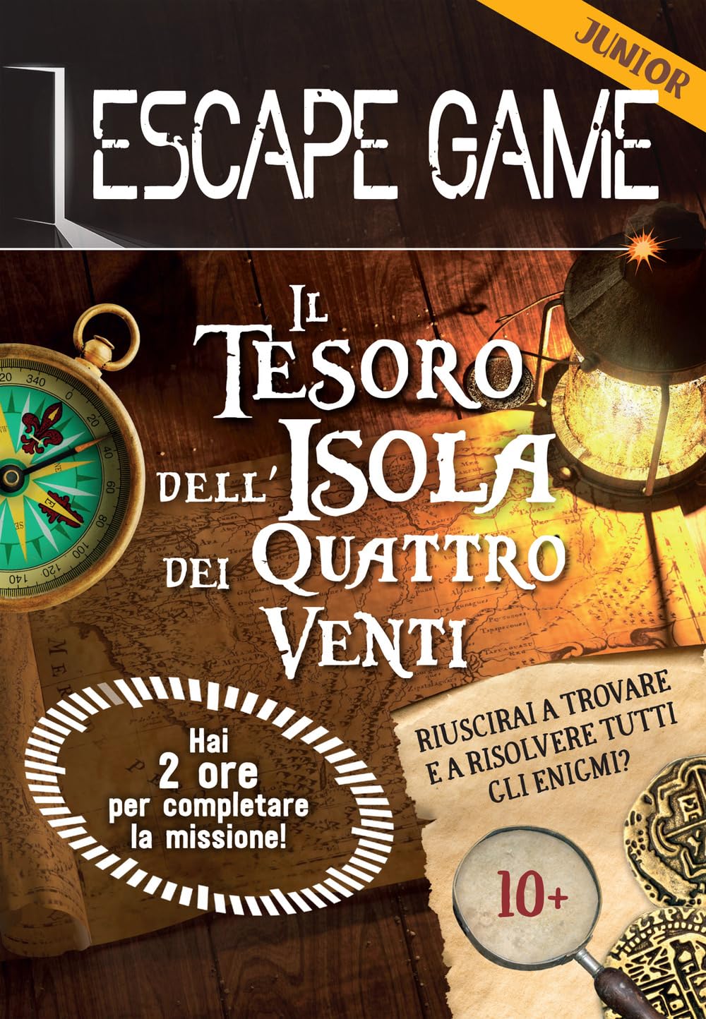 Il tesoro dell'isola dei quattro venti. Escape game book