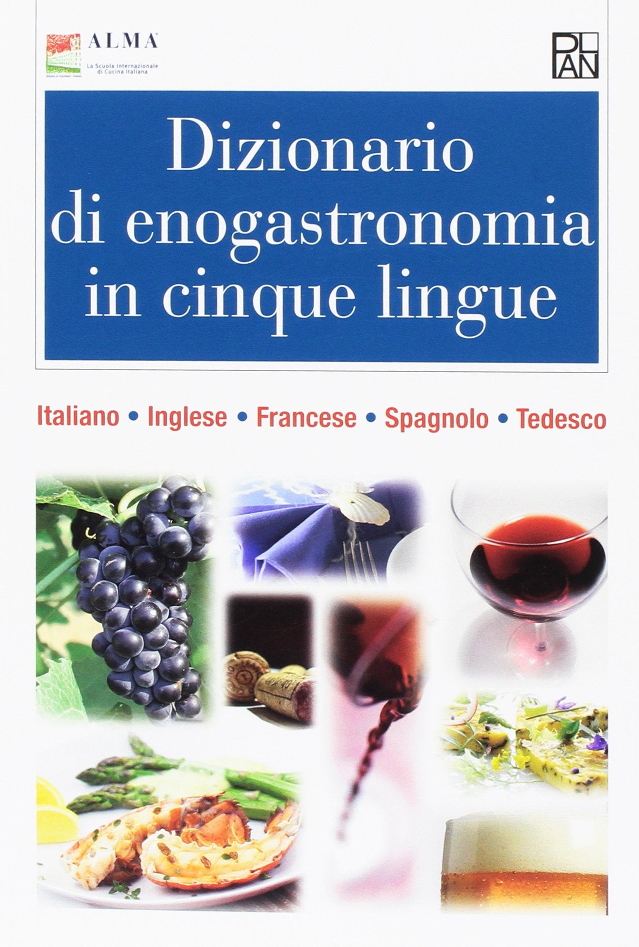Dizionario di enogastronomia in cinque lingue. Italiano, inglese, francese, spagnolo, tedesco book