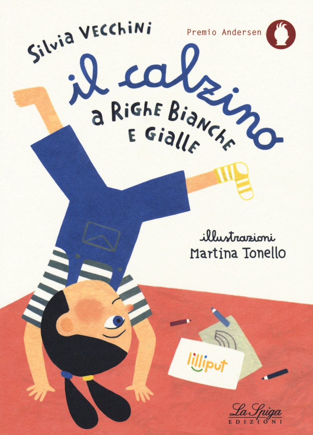 Il calzino a righe bianche e gialle. Ediz. a colori book