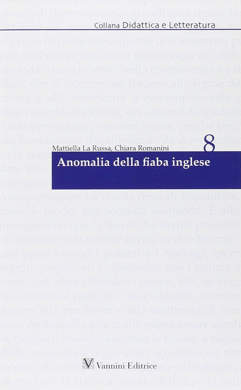 Anomalia della fiaba inglese book