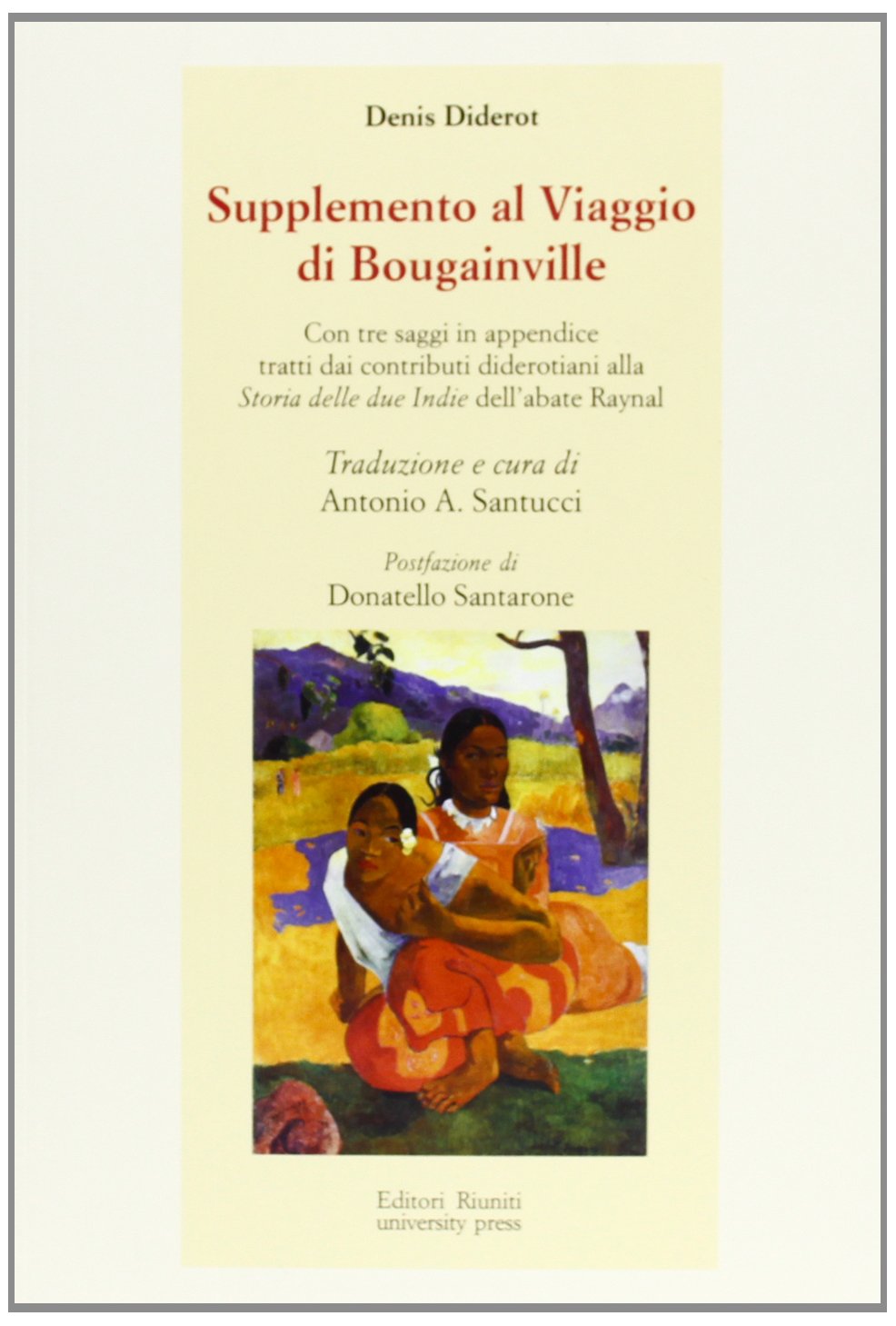 Supplemento al viaggio di Bouganville Philosophy