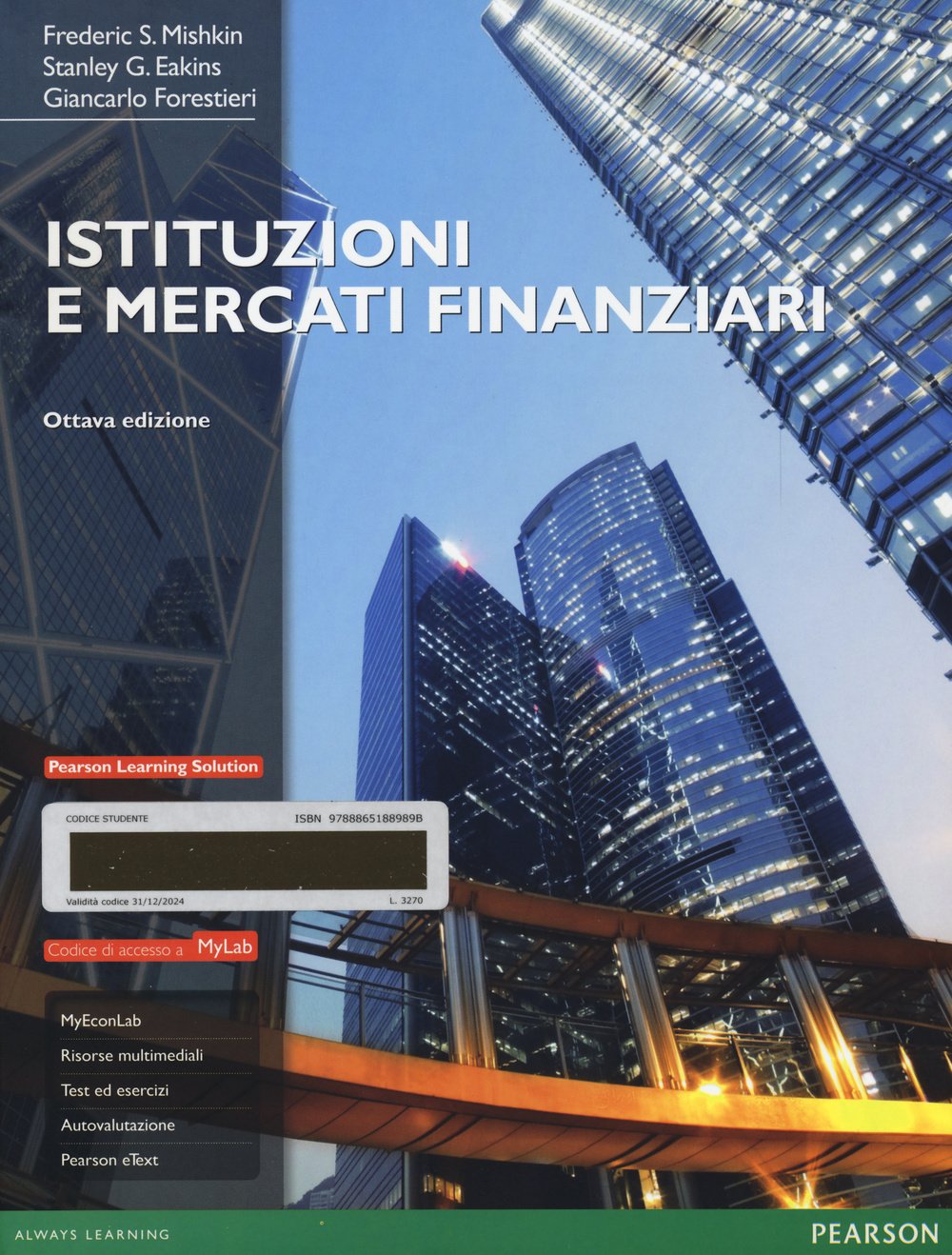 Istituzioni e mercati finanziari. Ediz. Mylab. Con Contenuto digitale per download e accesso online book