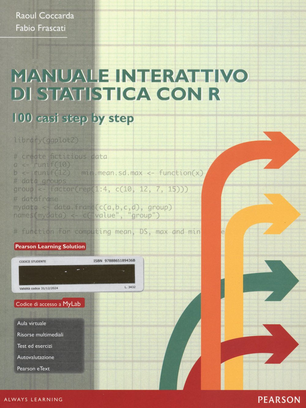 Manuale interattivo di statistica con R. Ediz. mylab. Con eText. Con espansione online book