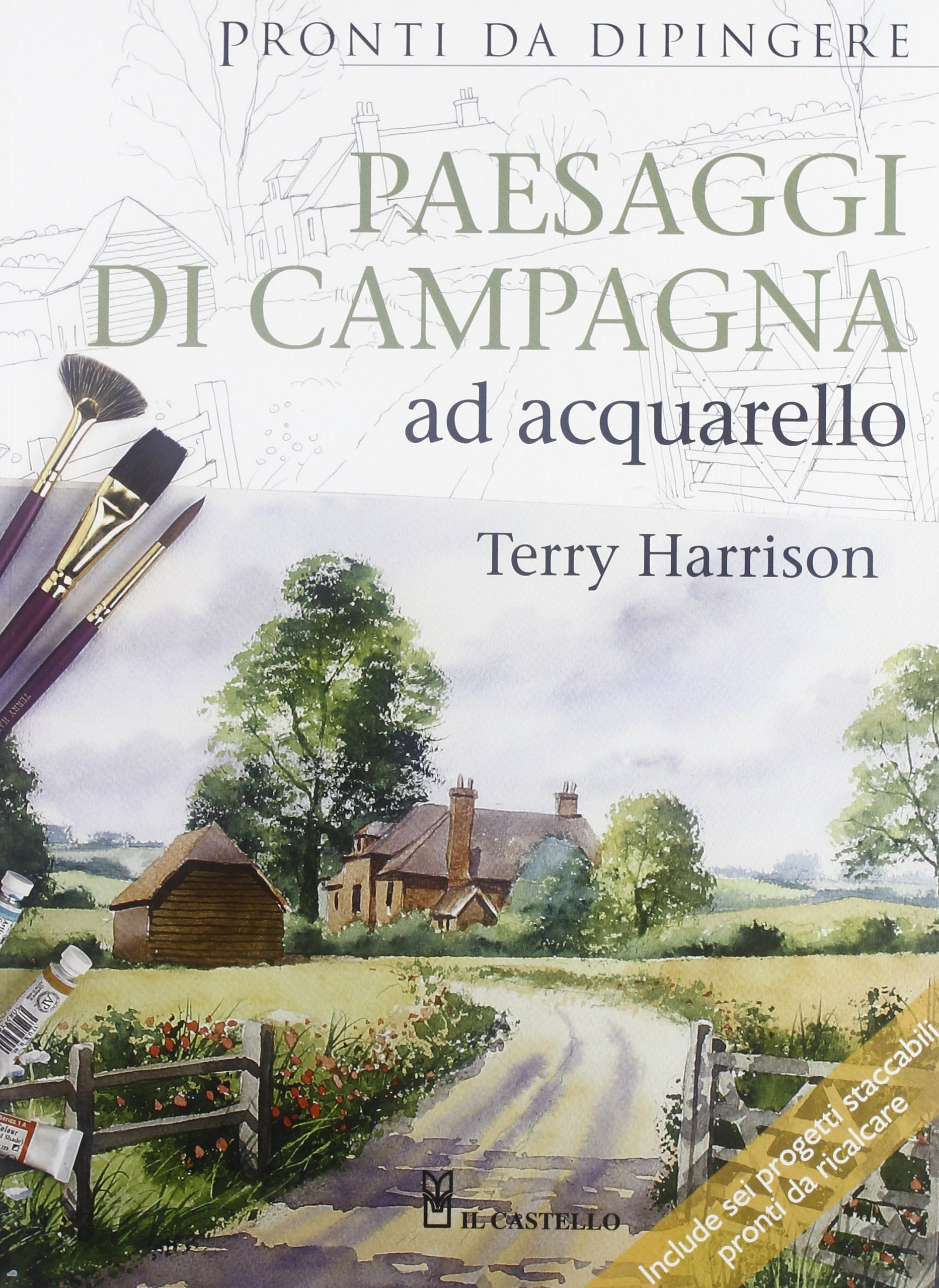 Paesaggi di campagna ad acquarello. Pronti da dipingere book