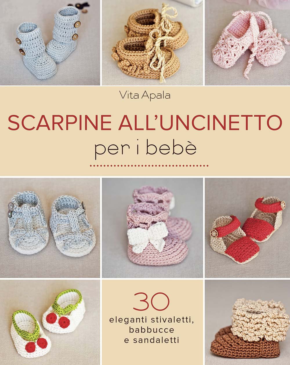Scarpine all'uncinetto per i bebè book