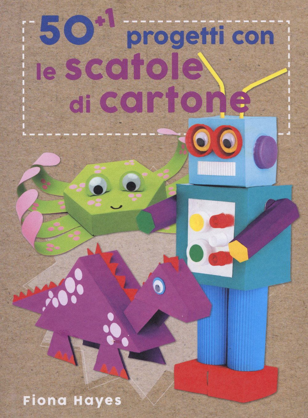 50+1 progetti con le scatole di cartone. Ediz. a colori book