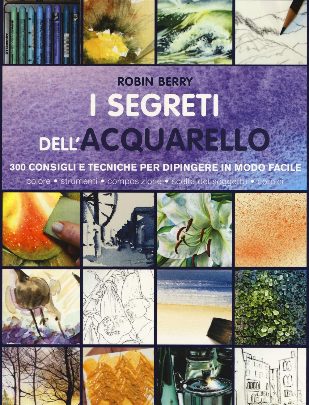 I segreti dell'acquarello. 300 consigli e tecniche per dipingere in modo facile. Ediz. a colori book