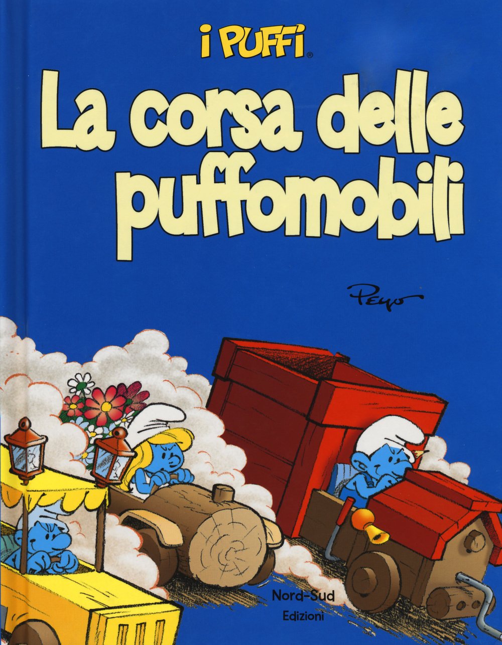La corsa delle puffomobili. I puffi. Ediz. illustrata book