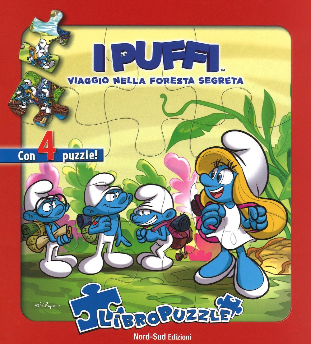 Il villaggio perduto. I puffi. Libro puzzle. Ediz. a colori book