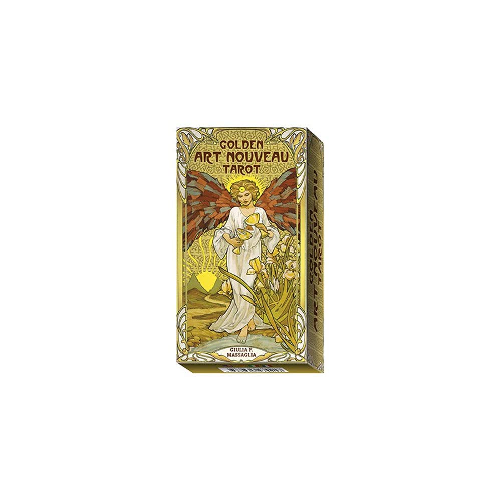 Golden Art Nouveau Tarot - Mini Tarot (Tarocchi) Religion & Esotericism