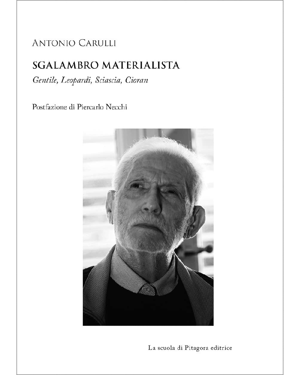 Sgalambro materialista. Gentile, Leopardi, Sciascia, Cioran (Biblioteca di studi umanistici) Philosophy