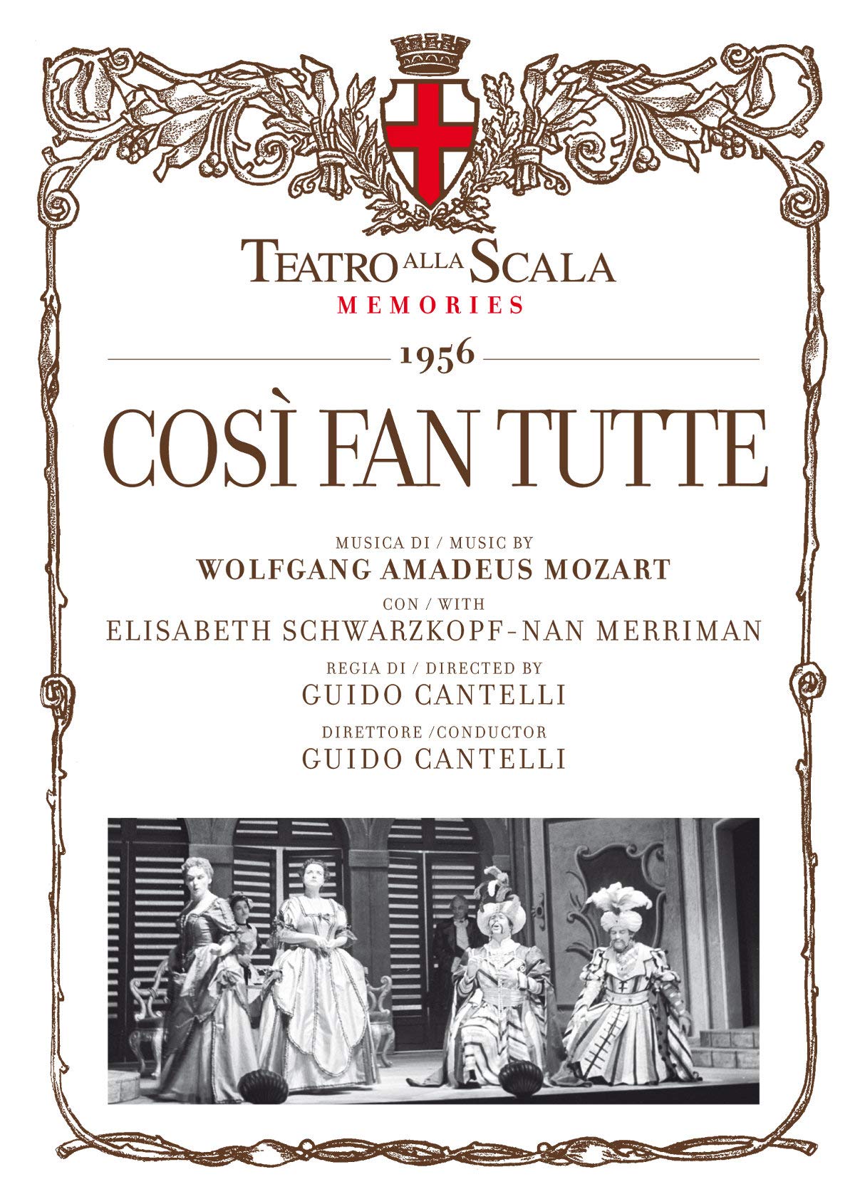 Così fan tutte, 2 Audio-CDs + Book: Teatro alla Scala 1956. Text italian-english (Teatro alla Scala Memories) Film, Art & Culture